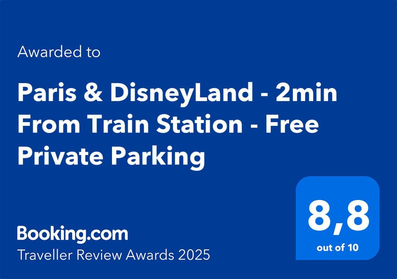Paris & Disneyland - 2Min From Train Station - Free Private Parking Villiers-sur-Marne Exteriér fotografie